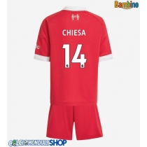 Maglie da calcio Liverpool Federico Chiesa #14 Prima Maglia Bambino 2025-26 Manica Corta + Pantaloni corti)